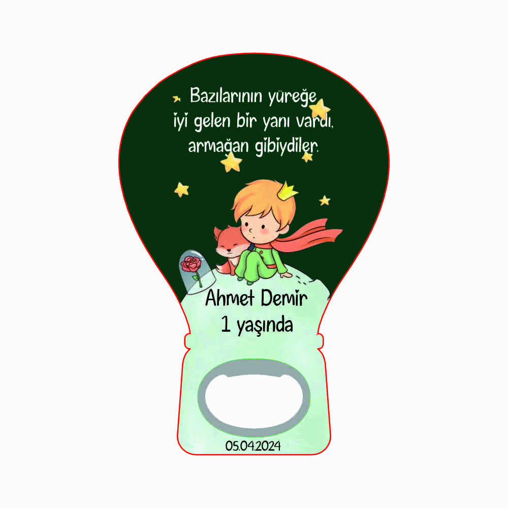 Küçük Prens Balon Açacak Magnet